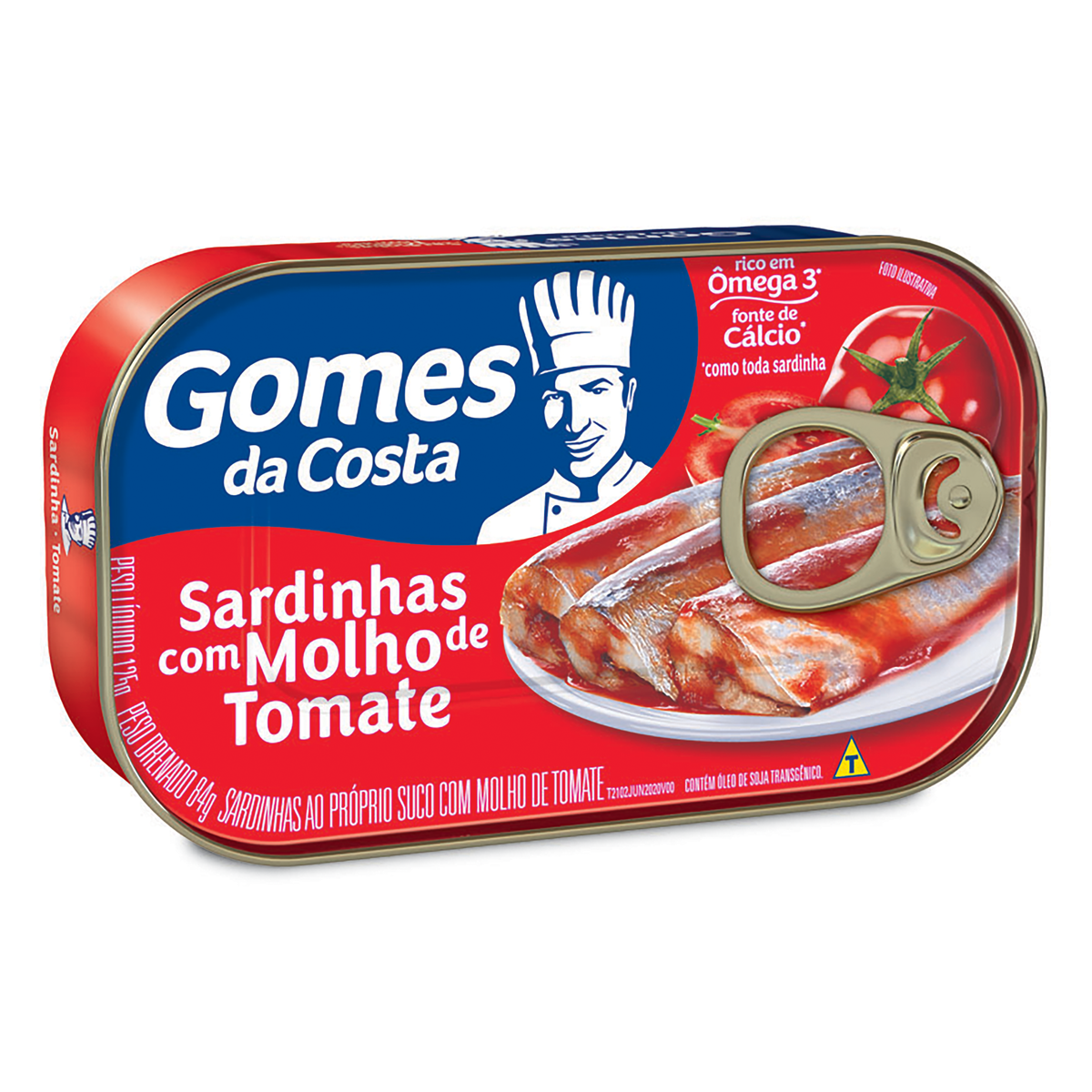 Sardinha ao Molho de Tomate GOMES DA COSTA Lata 125g