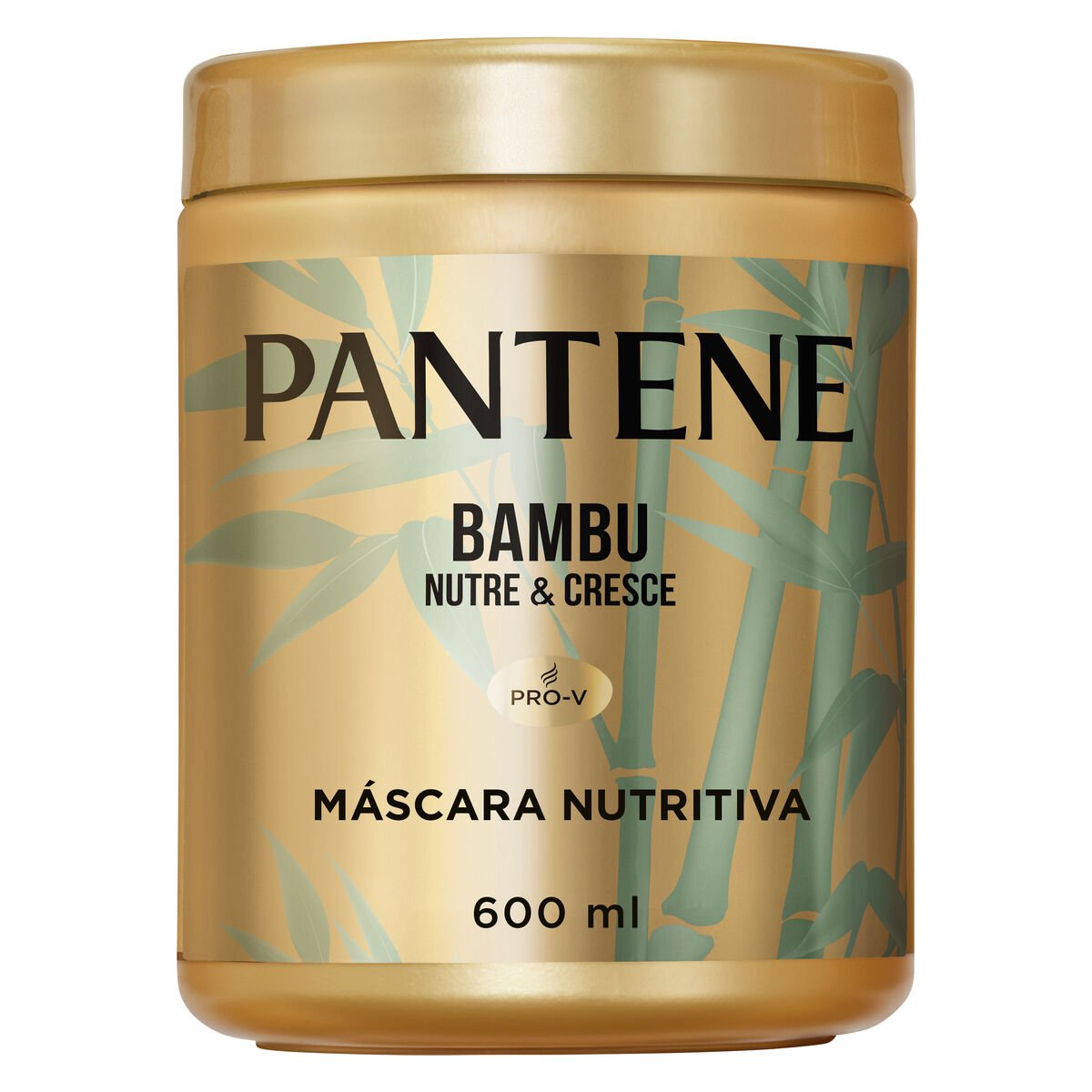 Máscara Nutritiva Pantene Bambu Nutre & Cresce Pote 600ml