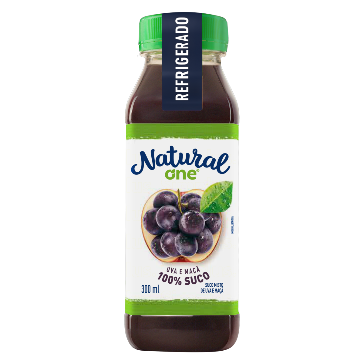 Suco Uva e Maçã Natural One Refrigerado Garrafa 300ml
