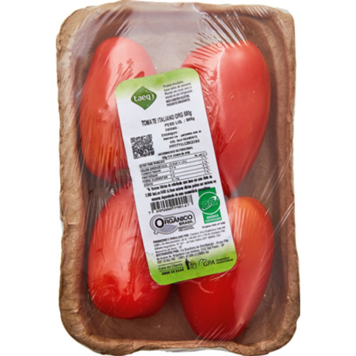 Tomate Italiano Orgânico Taeq 500g