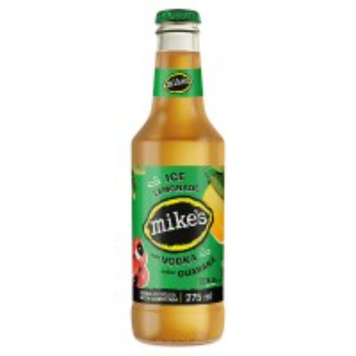 Bebida Mista Alcoólica Gaseificada Guaraná Mike's Ice Lemonade Garrafa 275ml