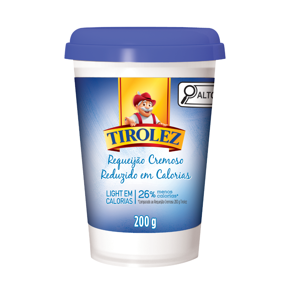 Requeijão Cremoso Light TIROLEZ Copo 200g