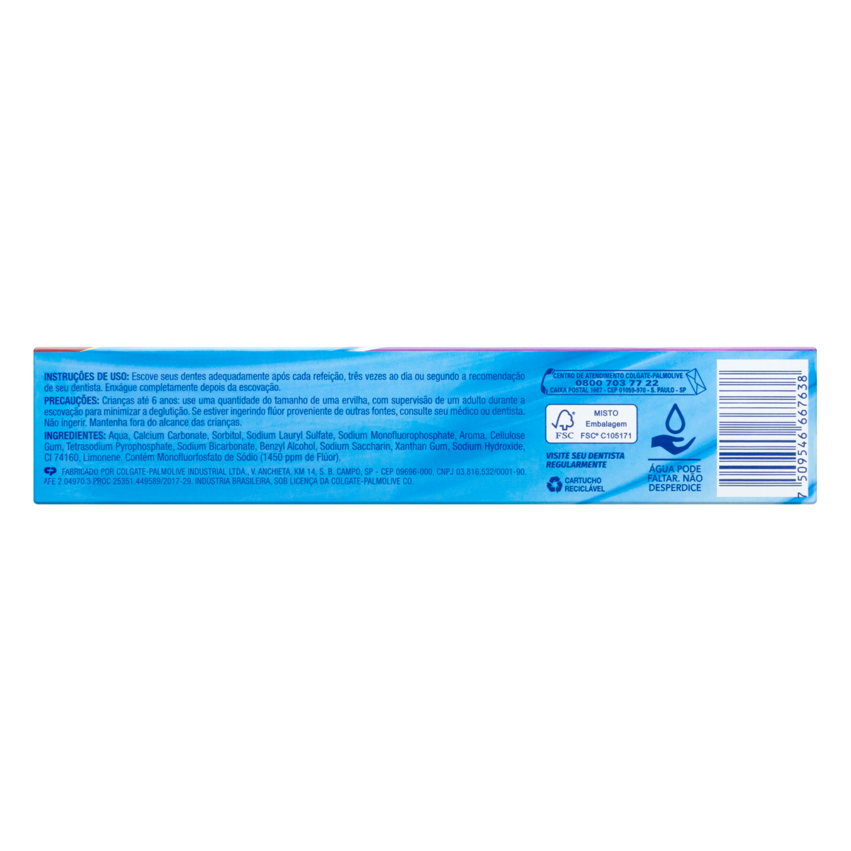 Creme Dental Sorriso Tripla Limpeza Completa Caixa 120g | Extra