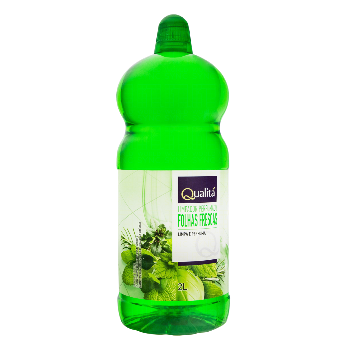 Limpador Perfumado Folhas Frescas Qualitá Frasco 2l