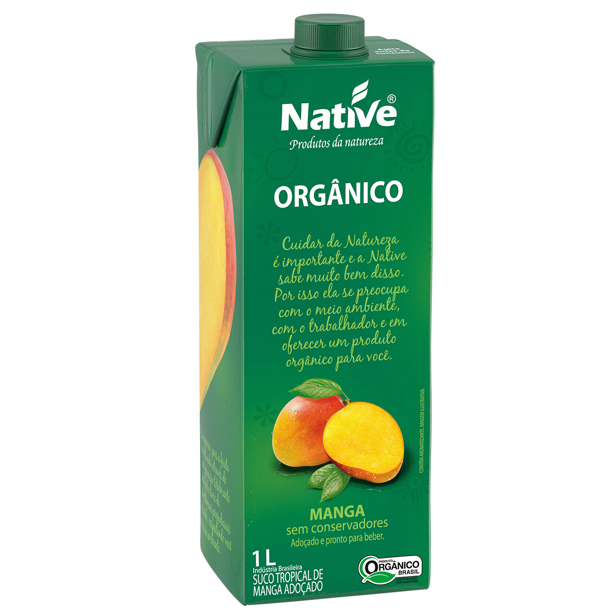 Suco Orgânico NATIVE Sabor Manga 1 Litro