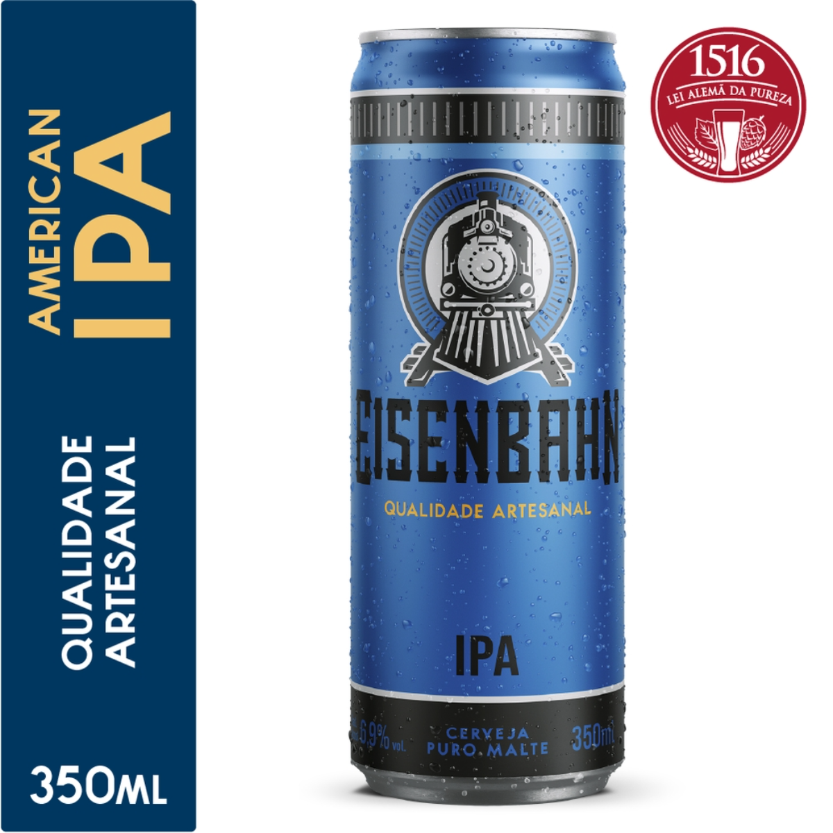 Cerveja American IPA Puro Malte Eisenbahn Lata 350ml