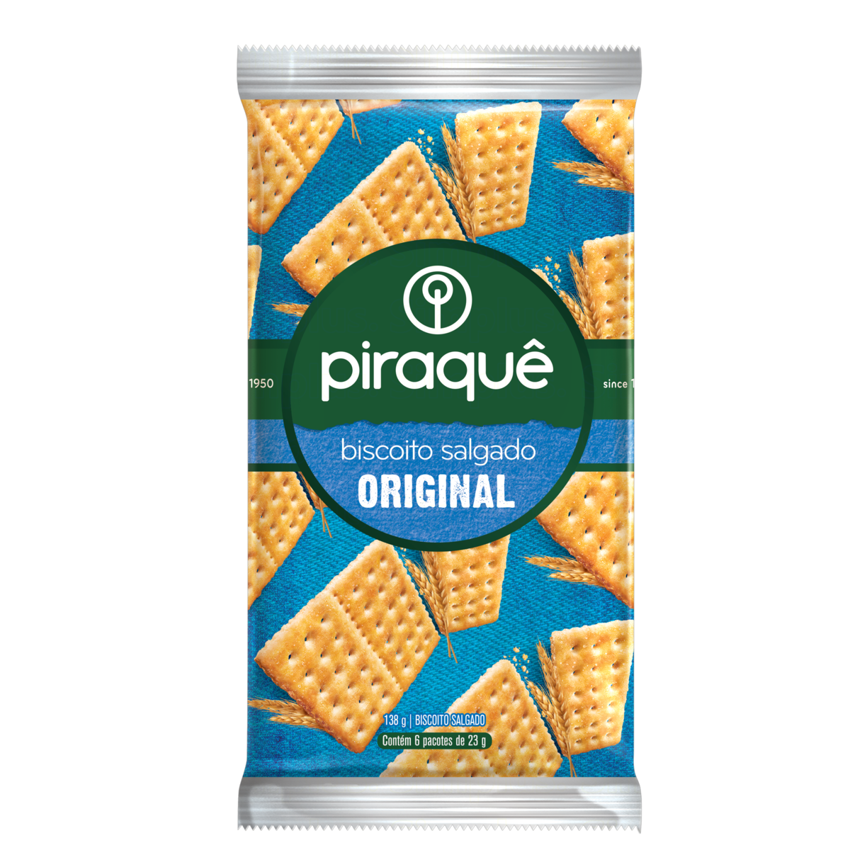 Biscoito Salgado Piraquê 138g