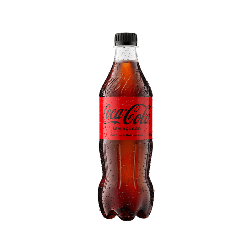 Refrigerante sem Açúcar Coca-Cola Garrafa 600ml