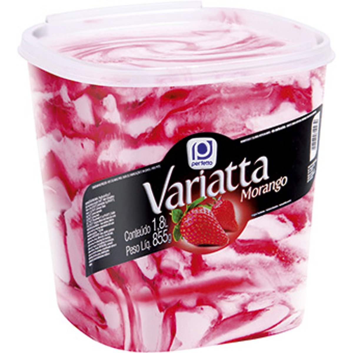 Sorvete Morango Perfetto Variatta Pote 1,8l