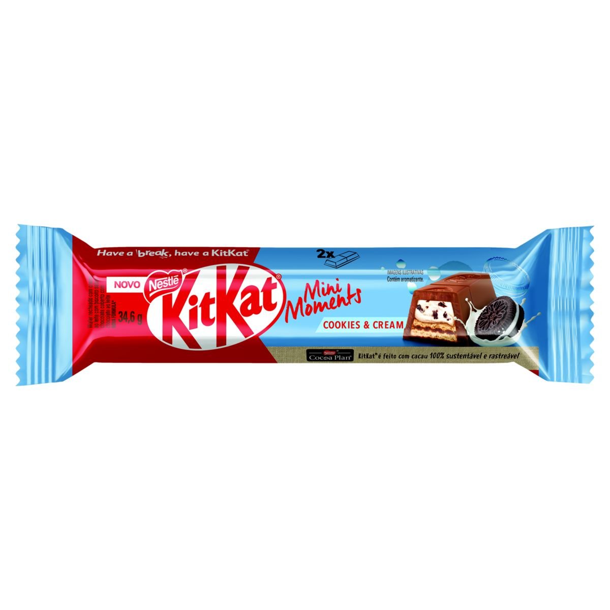 Chocolate KITKAT Mini Moments Cookies 34,6g