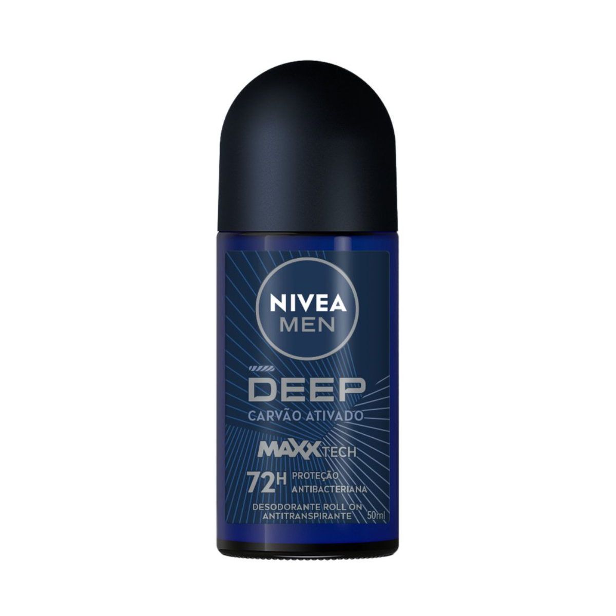 Antitranspirante Roll-On Carvão Ativado Nivea Men Deep 50ml