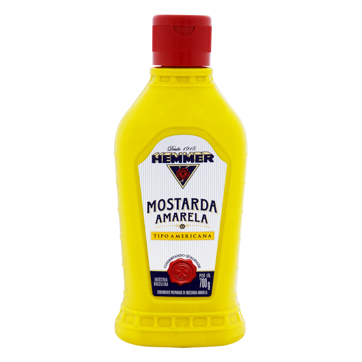 Mostarda Amarela Americana Hemmer Squeeze 700g