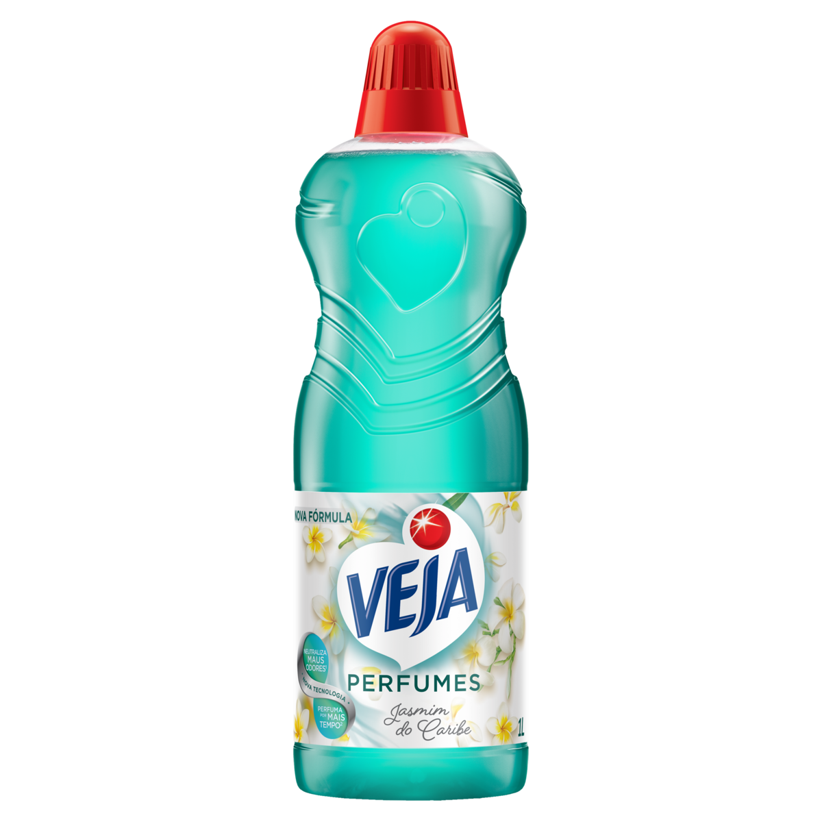 Limpador Perfumado Jasmim do Caribe Veja Perfumes Frasco 1l