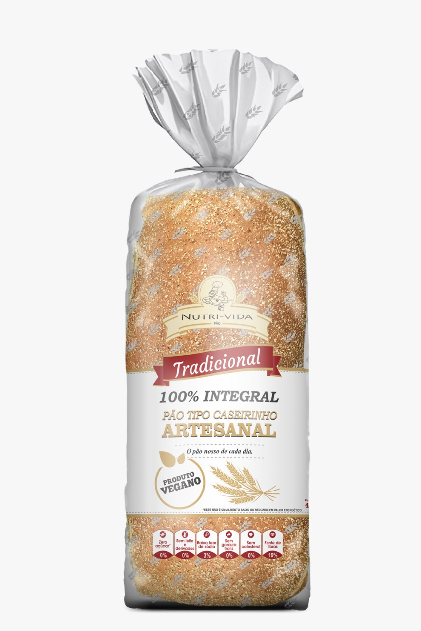 Pão Caseirinho Integral Nutrivida 400g