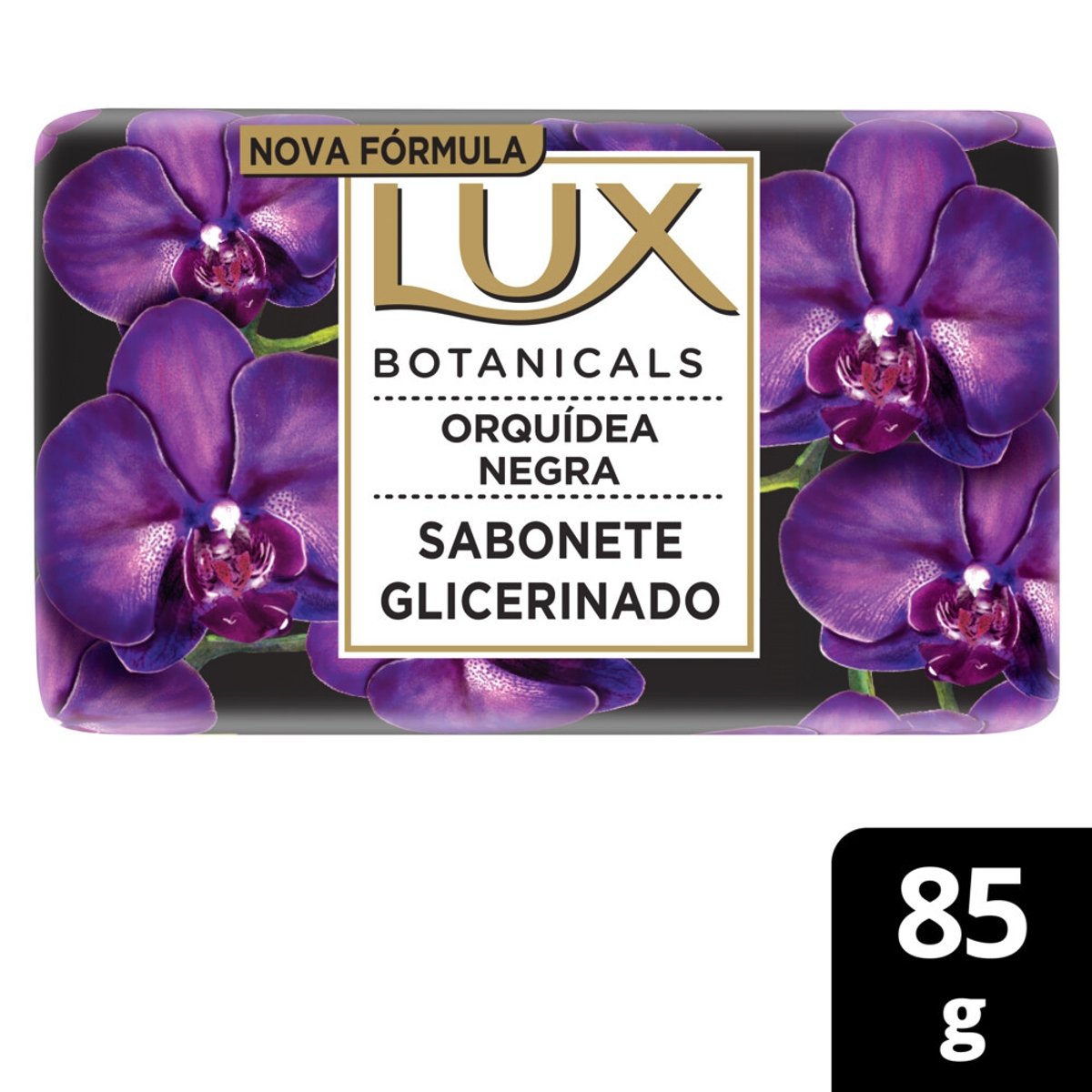Sabonete Barra Glicerinado Orquídea Negra Lux Botanicals Envoltório 85g