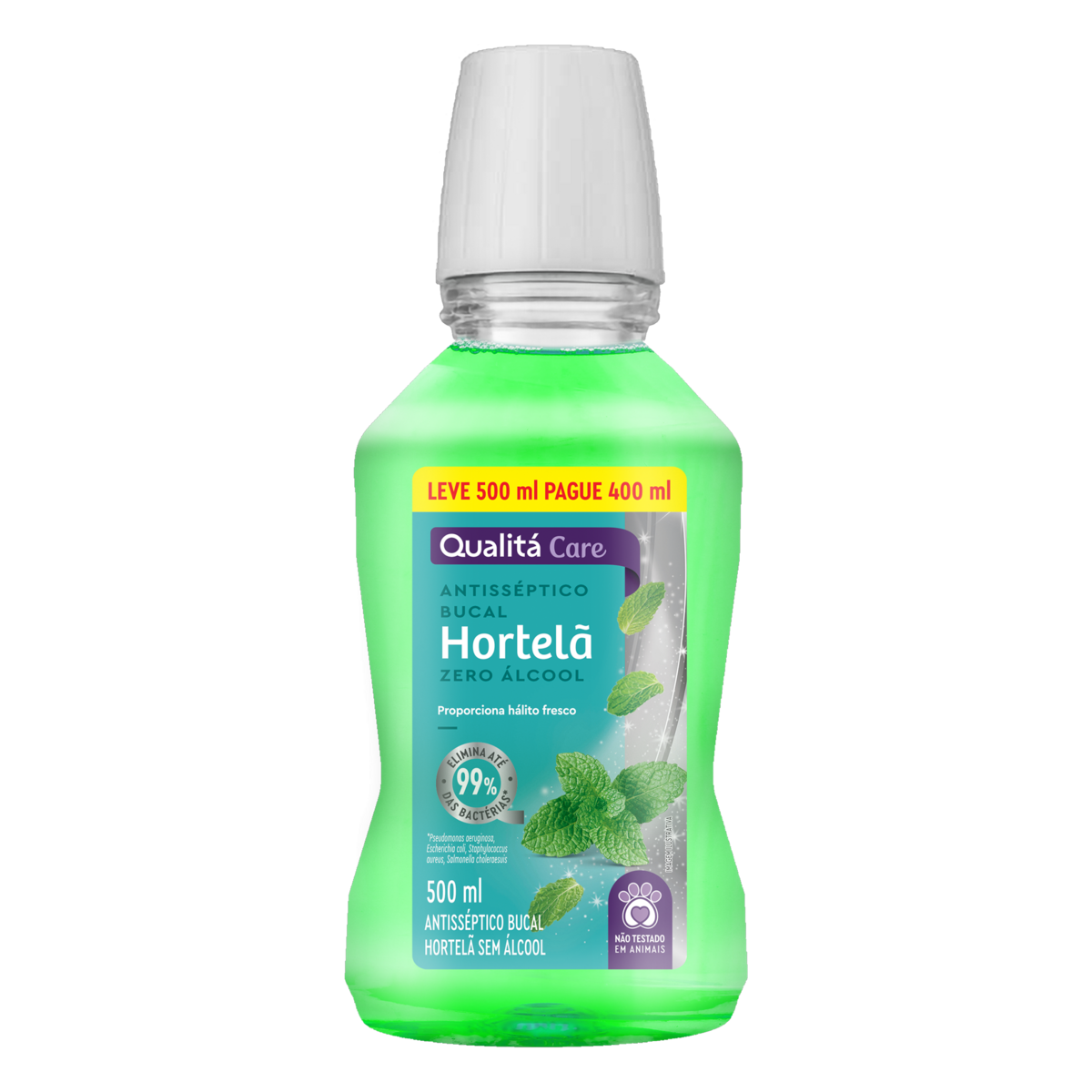 Enxaguante Bucal Mint QUALITA 500ML