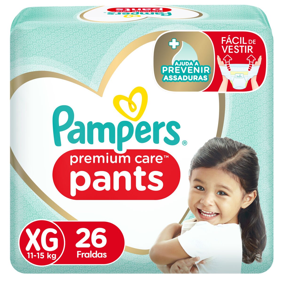 Fralda Pampers Pants Premium Care XG 26 unidades