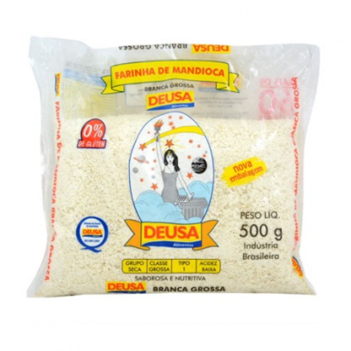 Farinha de Mandioca Branca Deusa 500g