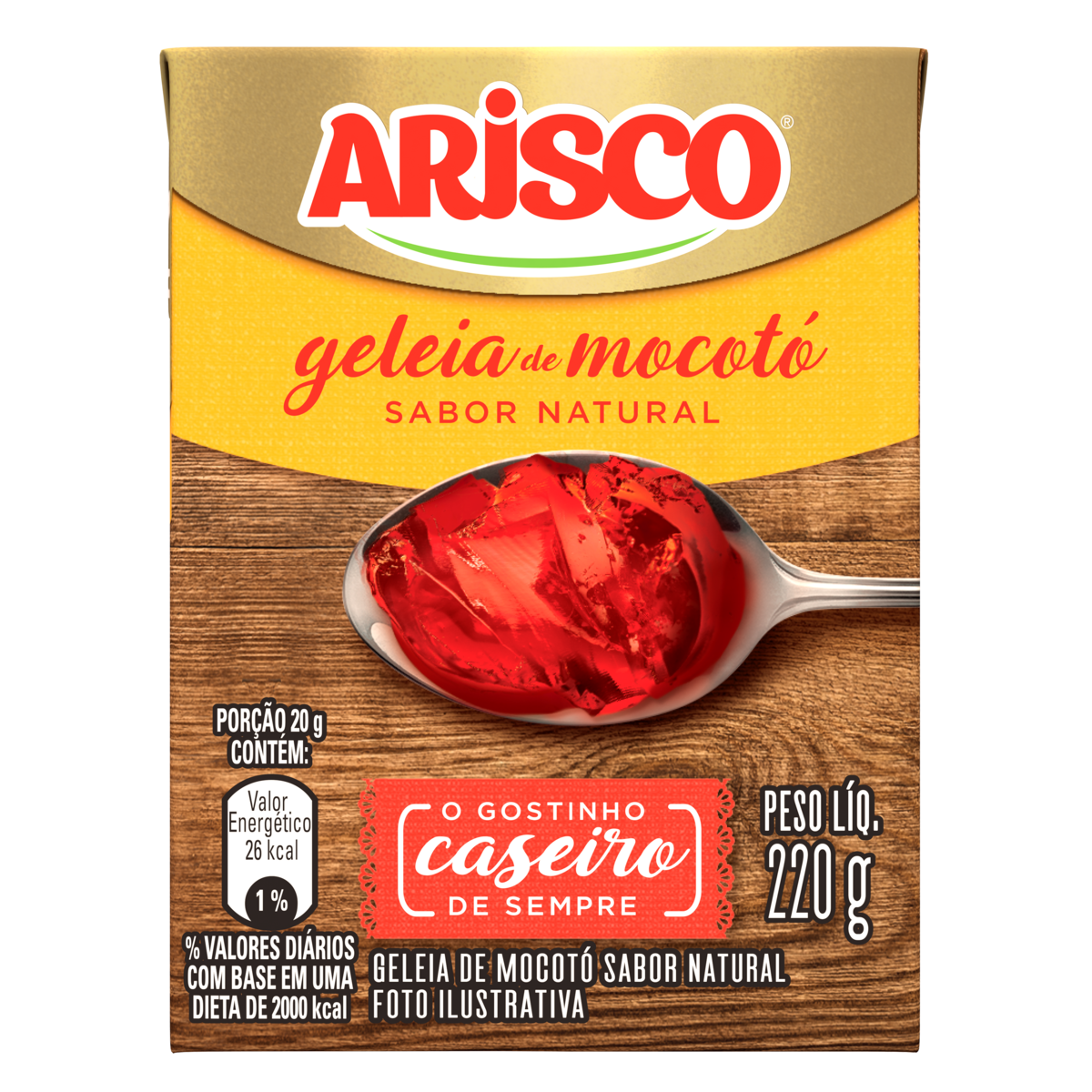 Geleia de Mocotó Natural ARISCO Caixa 220g