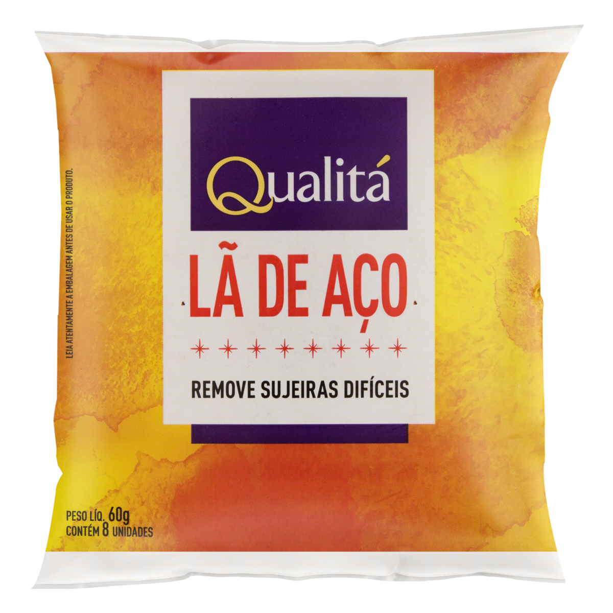Esponja Aço Qualitá 60g 8 Unidades