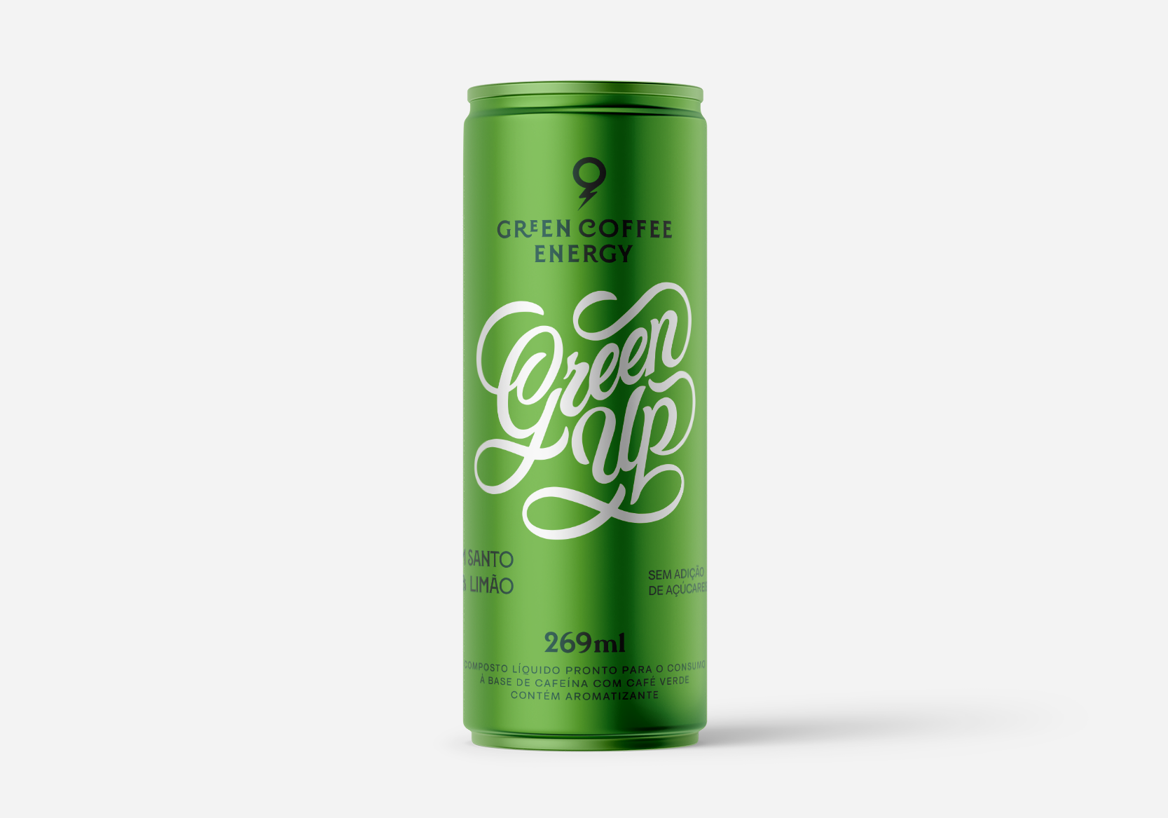 Energético Natural Green Up Limão Capim Santo 269ml