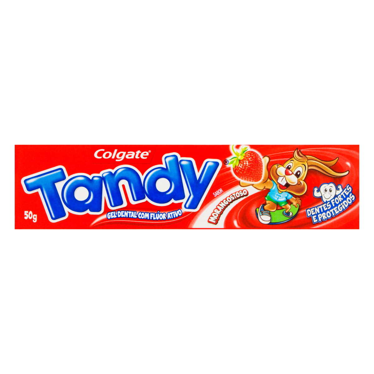 Gel Dental Infantil com Flúor Morangostoso Colgate Tandy Caixa 50g