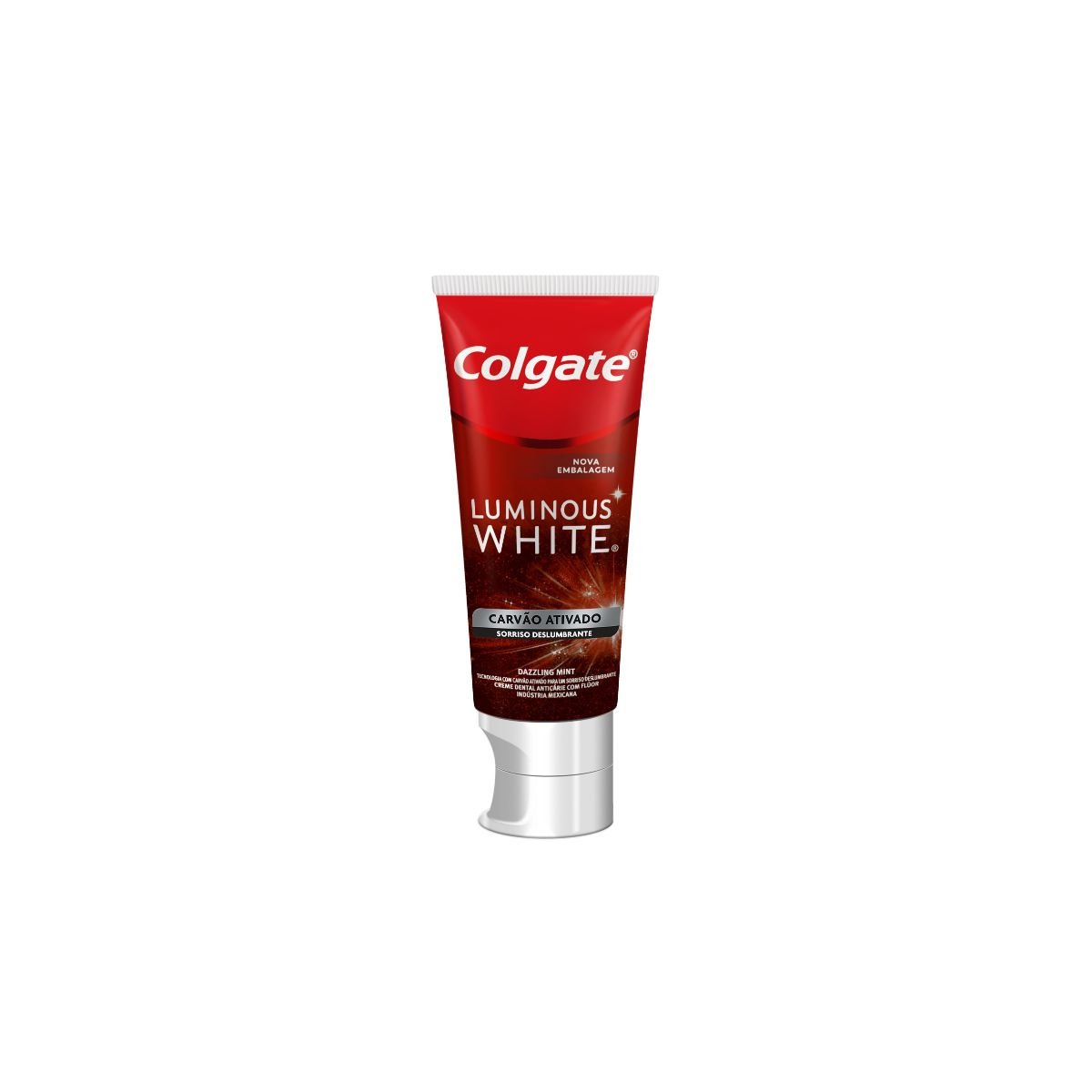 Creme Dental Colgate Luminous White Carvão Ativado 70g