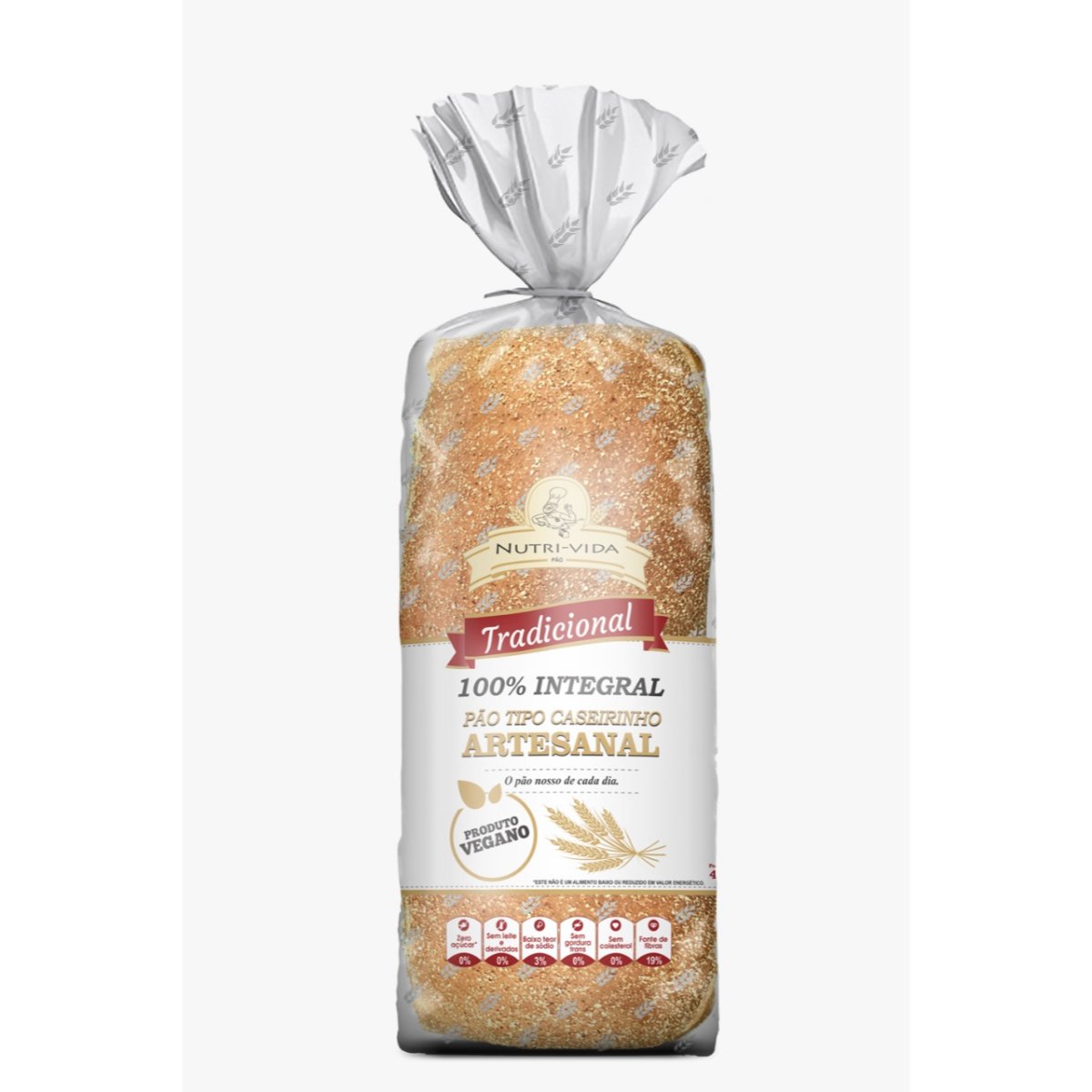 PÃO CASEIRINHO 66,7% INTEGRAL TRADICIONAL