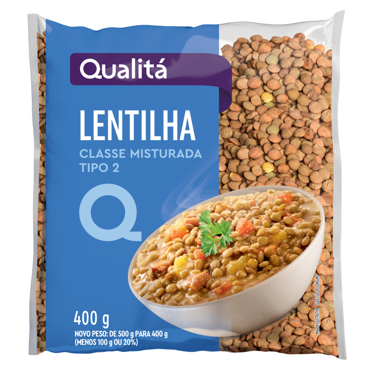 QA LENTILHA 400G