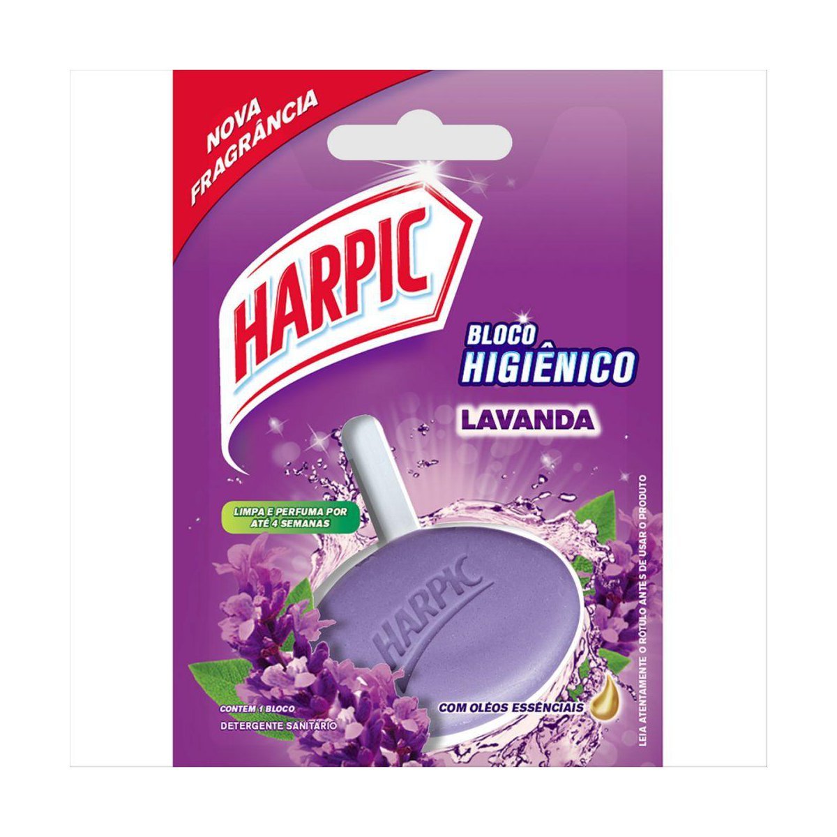 Detergente Sanitário Bloco Lavanda Harpic