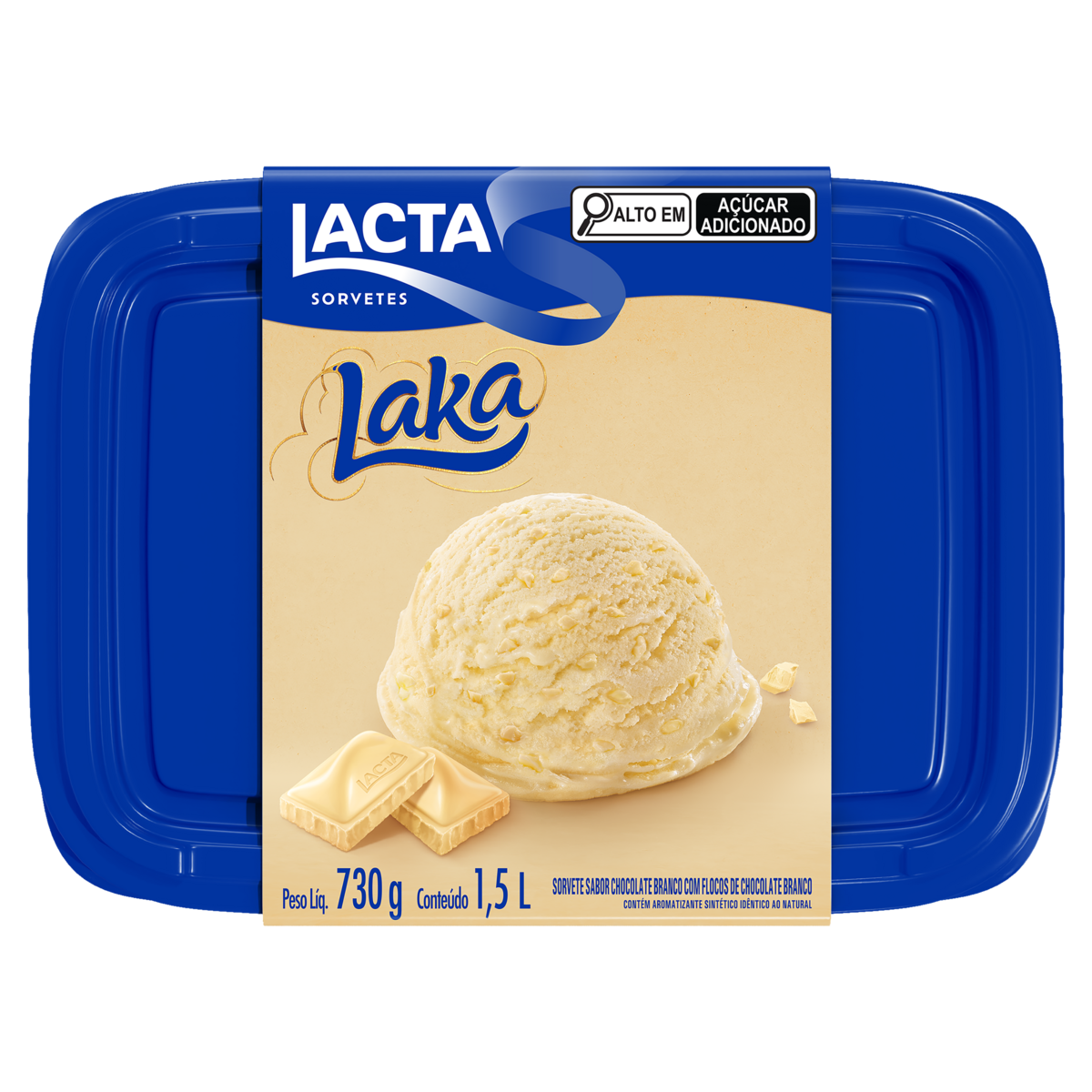 Sorvete Laka Lacta Pote 1,5l