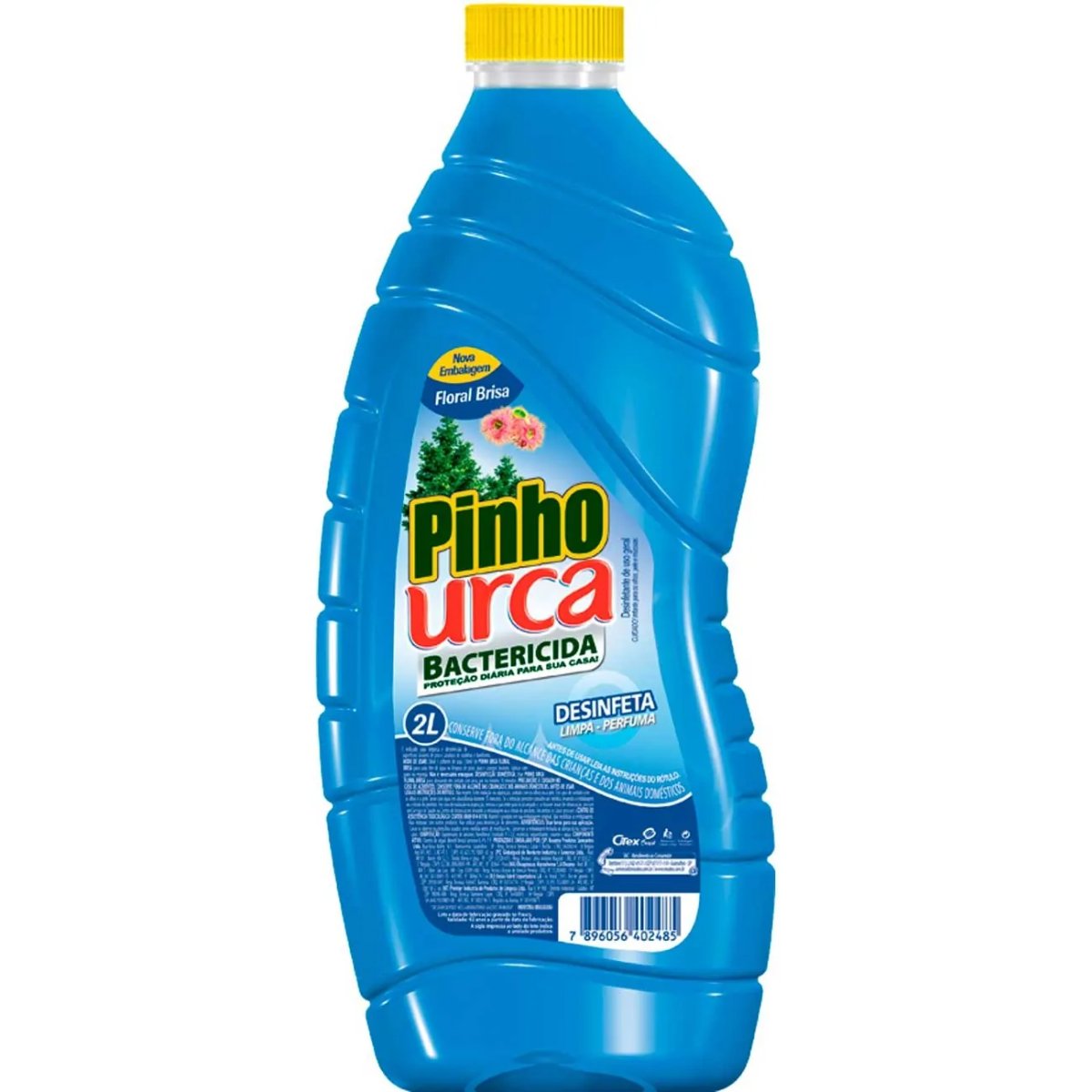 Desinfetante Bactericida Floral Brisa Pinho Urca Frasco 2l