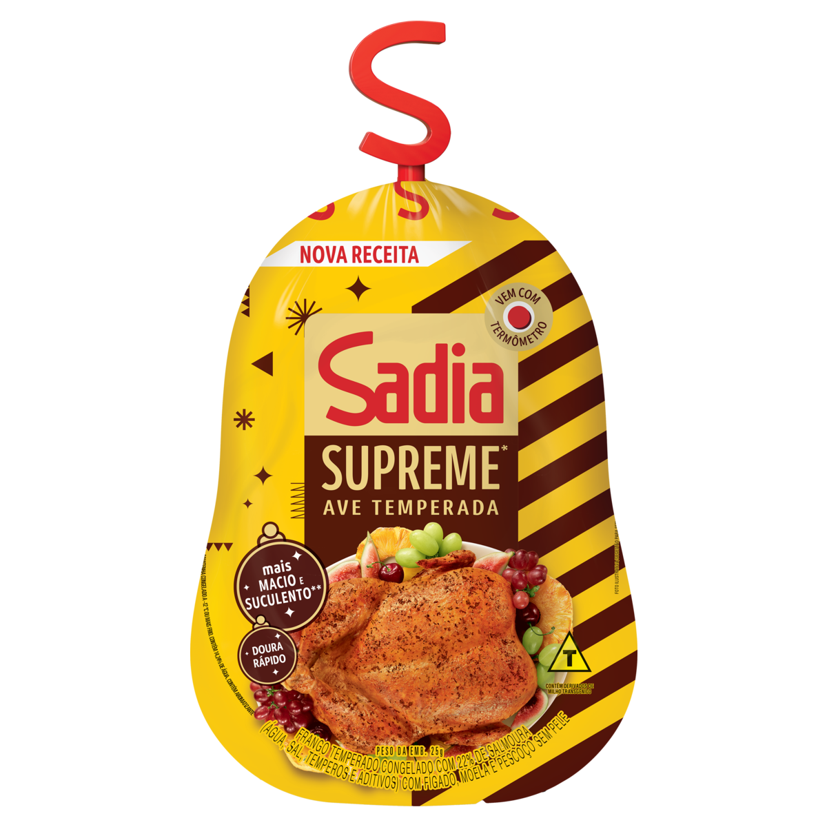 Frango Temperado Congelado Supreme SADIA 4KG