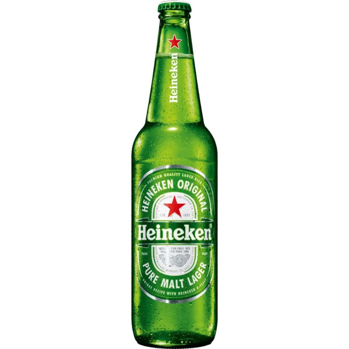 Cerveja Lager Premium Puro Malte Heineken Garrafa 600ml