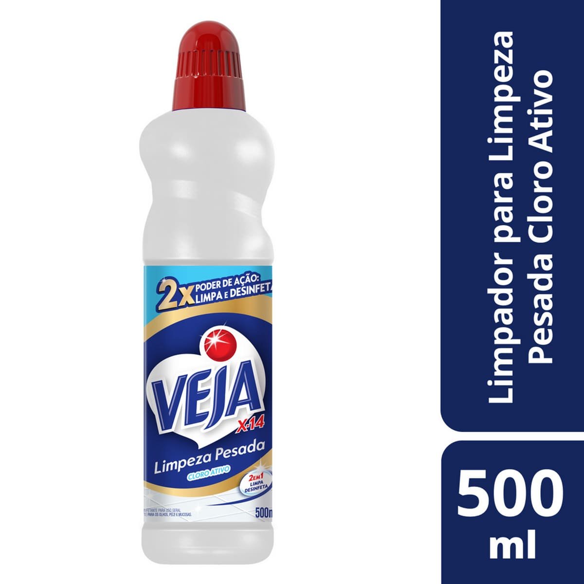 Limpador Limpeza Pesada Veja X-14 Frasco 500ml