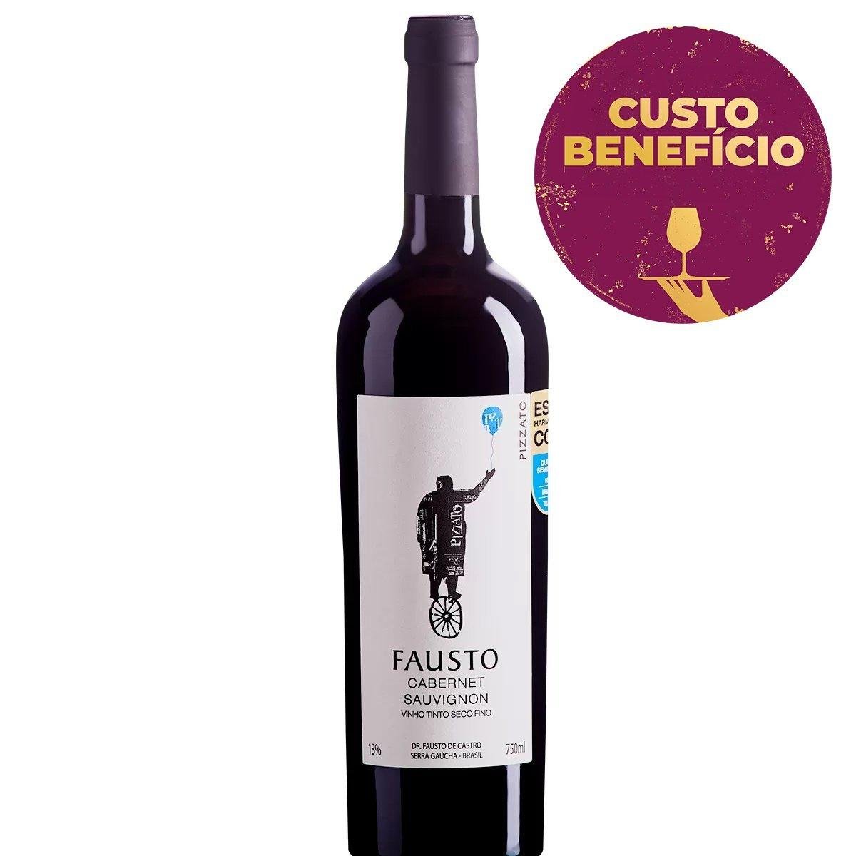 Vinho Tinto Brasileiro Fausto Cabernet Sauvignon 750ml