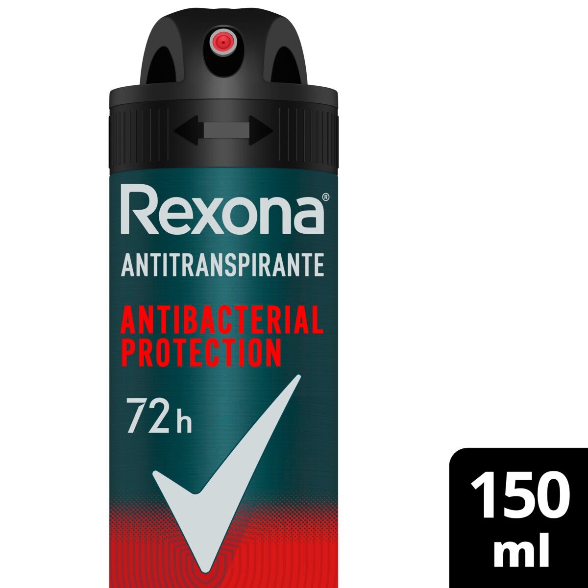 Antitranspirante Aerossol Antibacterial Protection Rexona Men 150ml Spray