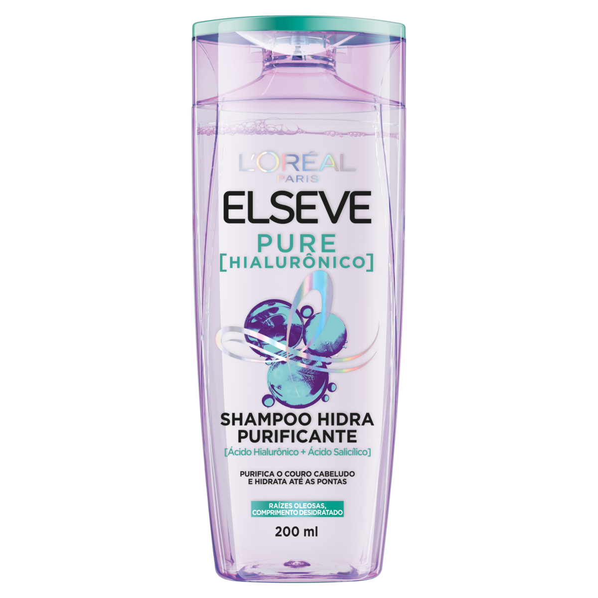 Shampoo Loréal Paris Elseve Pure Hialurônico Frasco 200ml
