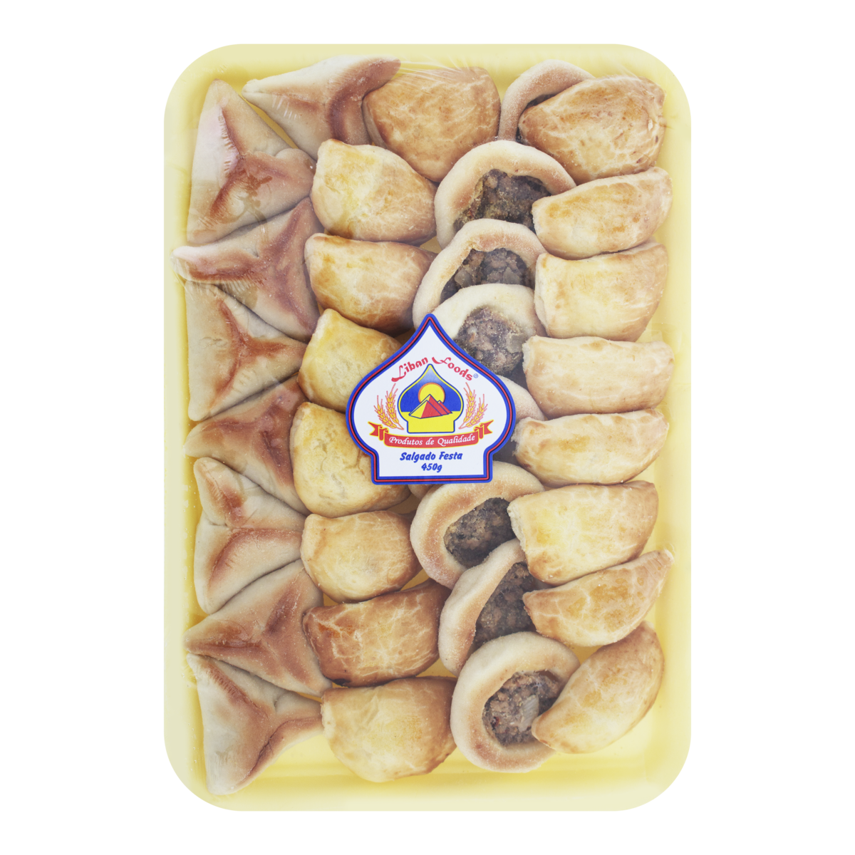 Esfirra e Pastel de Forno Liban Foods Bandeja 450g