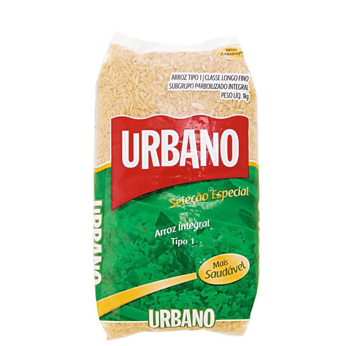 Arroz Integral Parabolizado Urbano Tipo 1 Pacote 1Kg