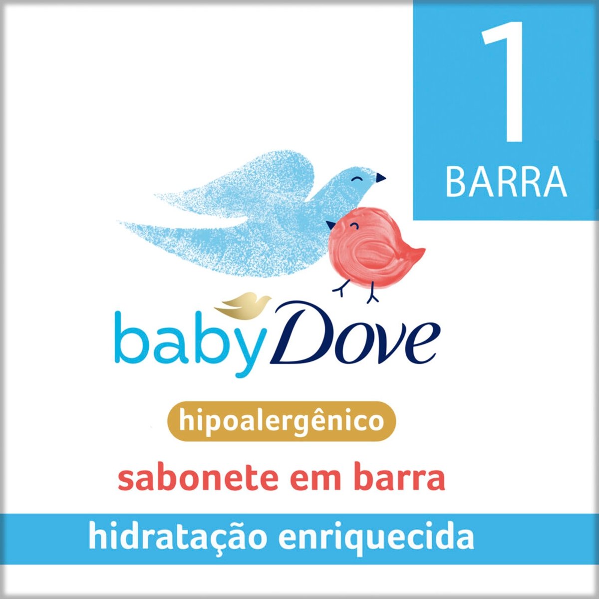 Sabonete Bebê Barra Hidratação Enriquecida Dove Baby Caixa 75g