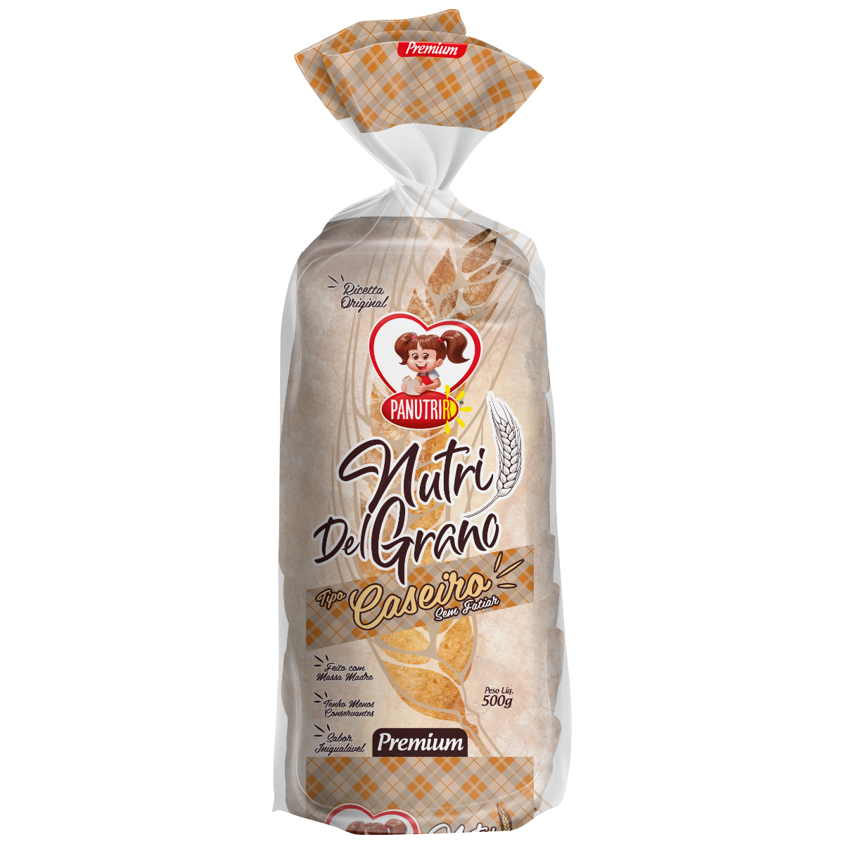 Pão Grano Caseiro PANUTRIR 500g