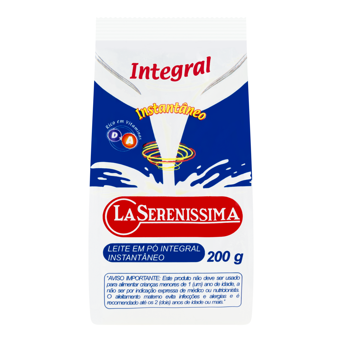 Leite Pó Instantâneo Integral La Serenissima Pacote 200g