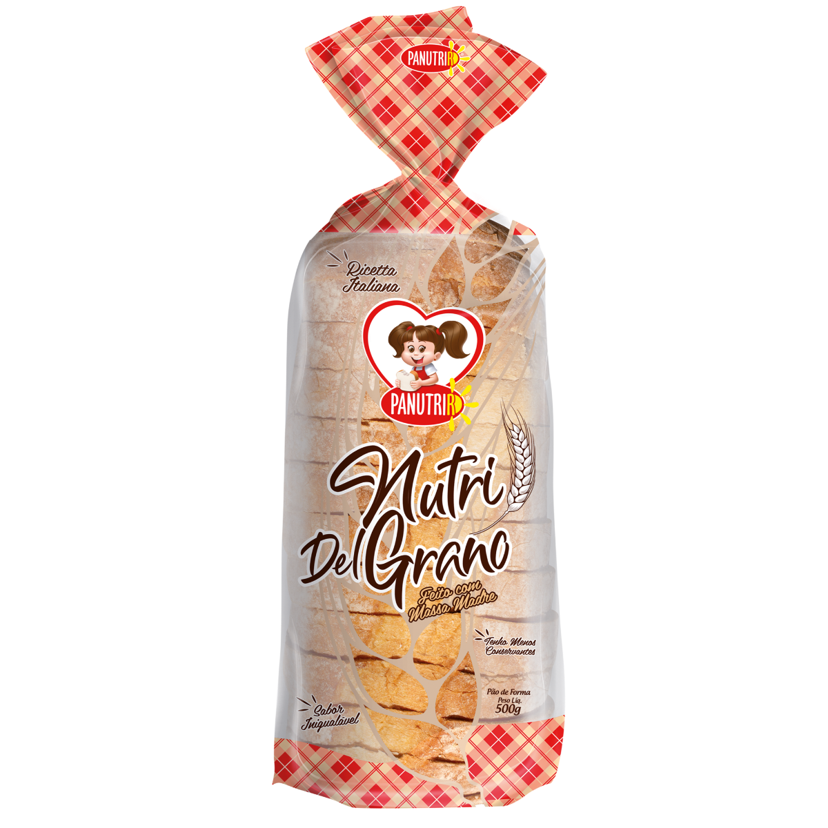 Pão de Forma Grano Tradicional PANUTRIR 500g