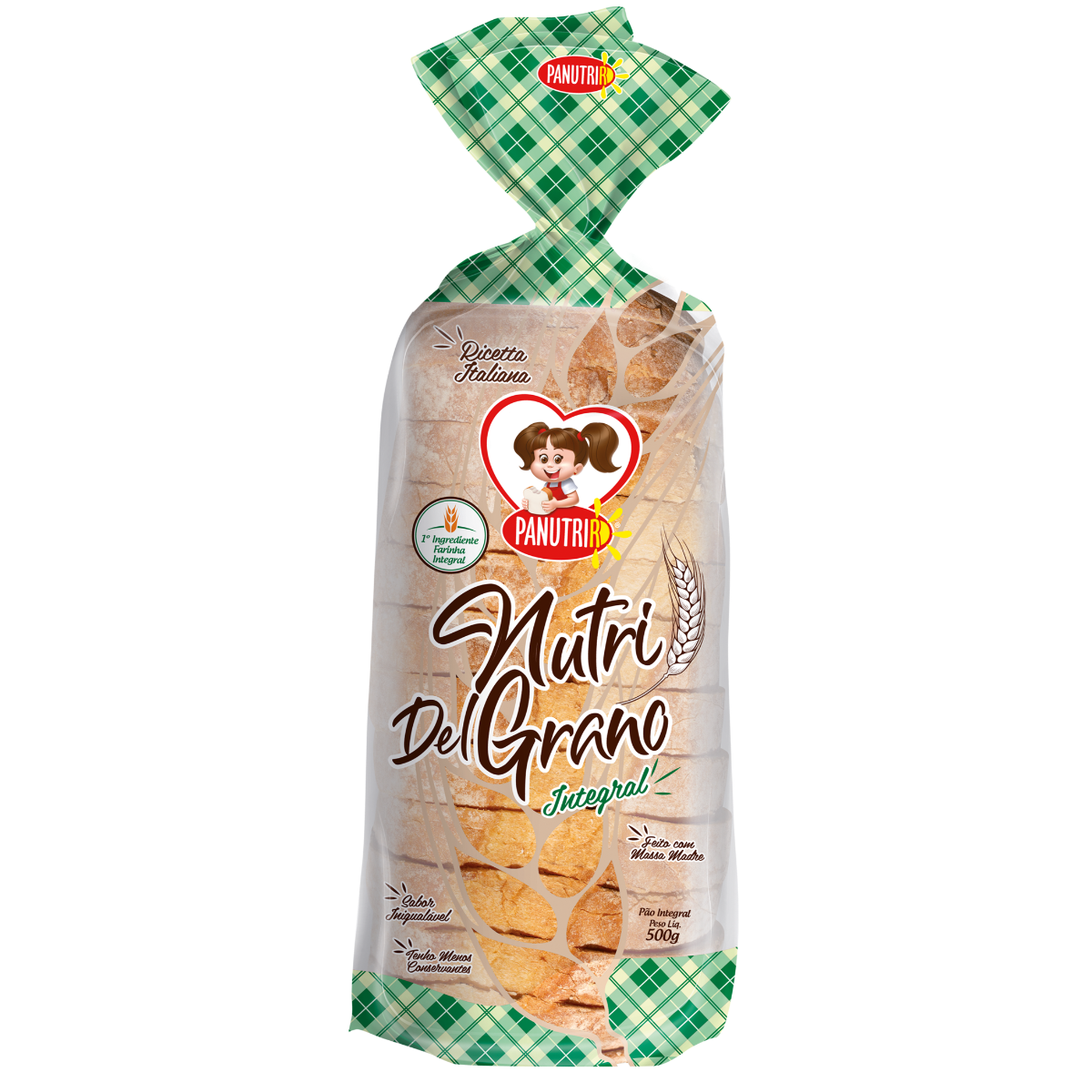 Pão de Forma Grano Integral PANUTRIR 500g