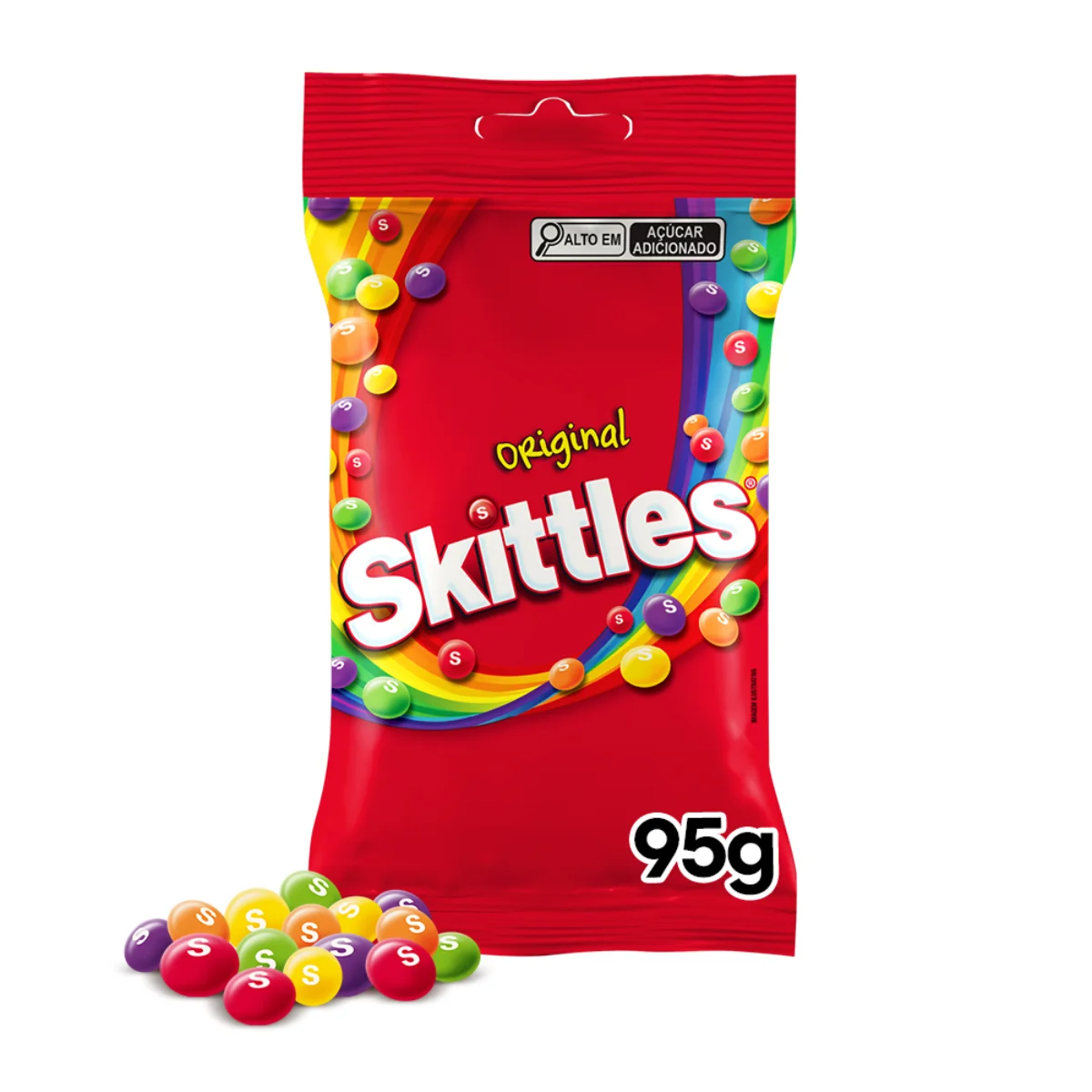 Bala de Frutas SKITTLES 95g - Sabor Original