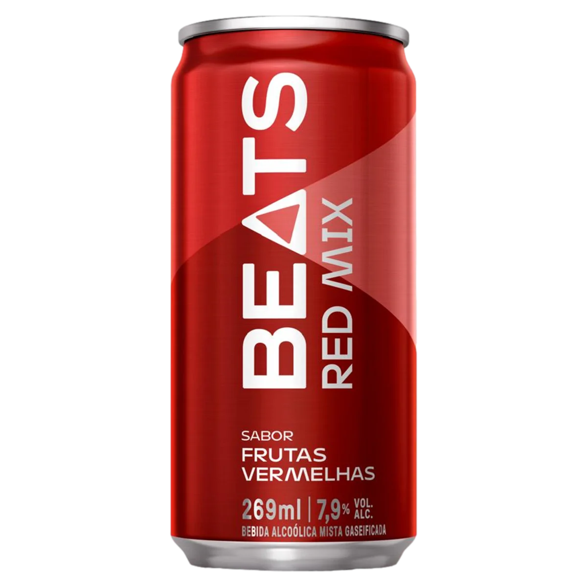 Bebida Mista Alcoólica Gaseificada Frutas Vermelhas Beats Red Mix Lata 269ml