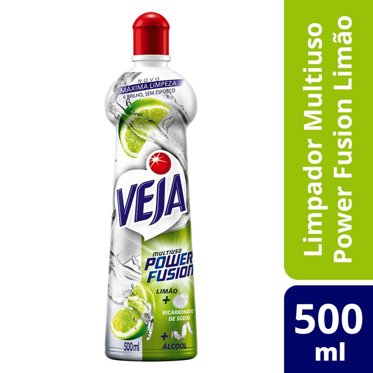 Limpador Multiuso Limão Veja Power Fusion Squeeze 500ml