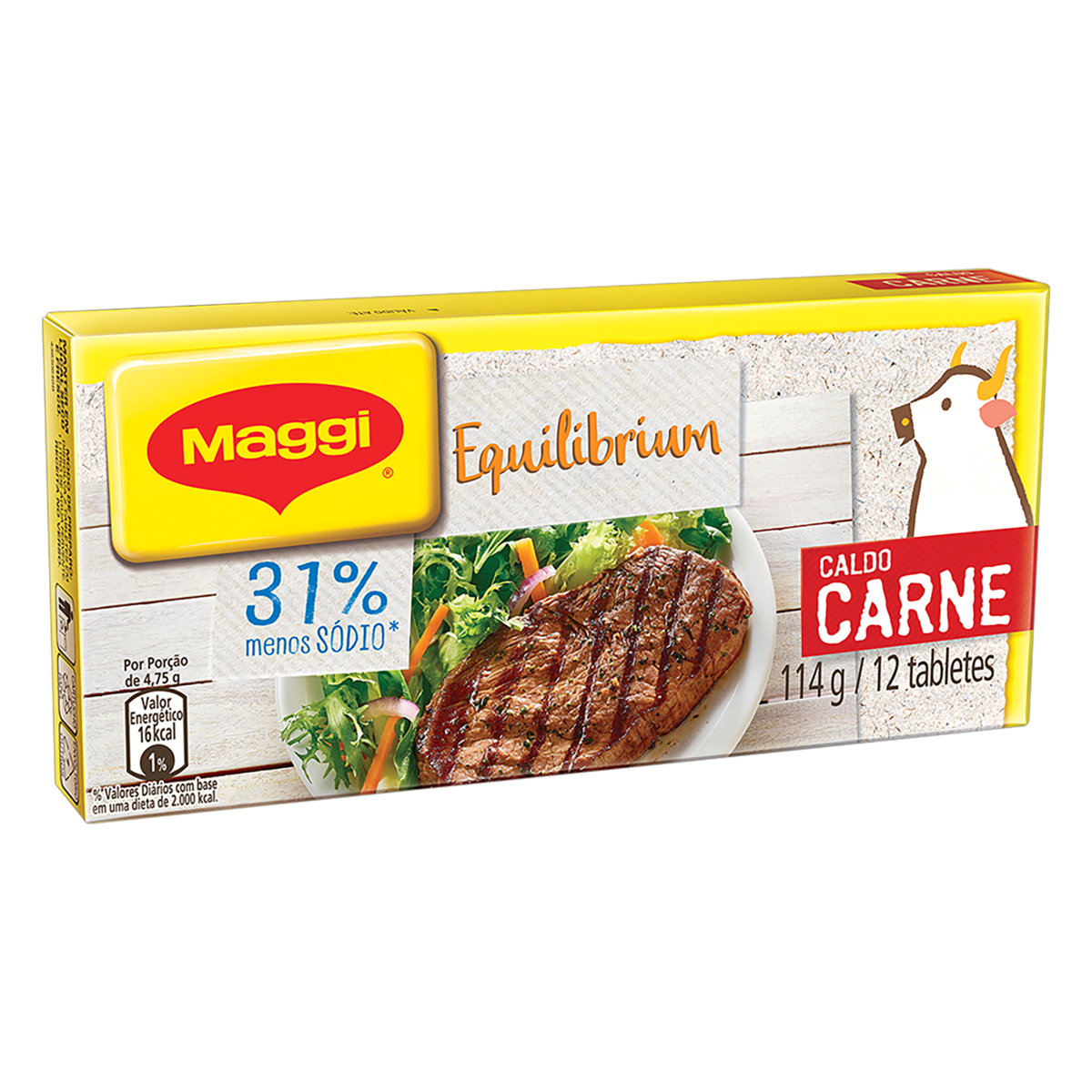 MAGGI Equilibrium Carne Caldo Tablete 114g