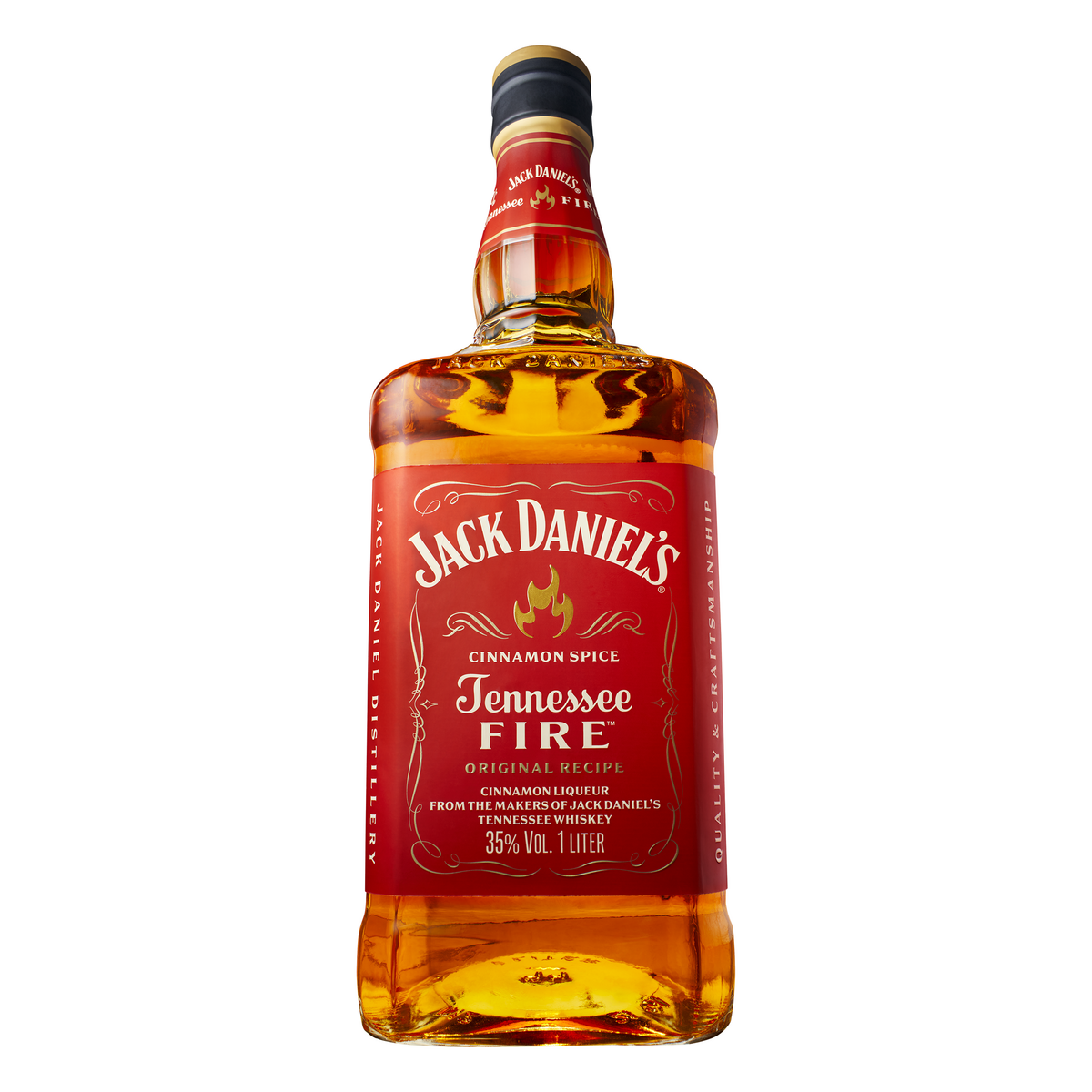 Licor Fino de Whisky Canela Jack Daniels Fire Garrafa 1l